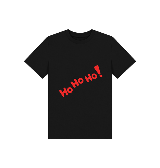 Black Christmas Graffiti Ho Ho Ho T-Shirt