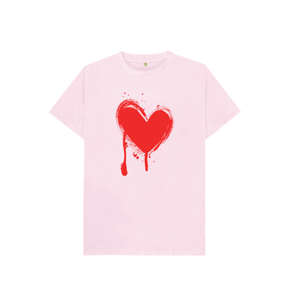 Pink Graffiti Heart Tee